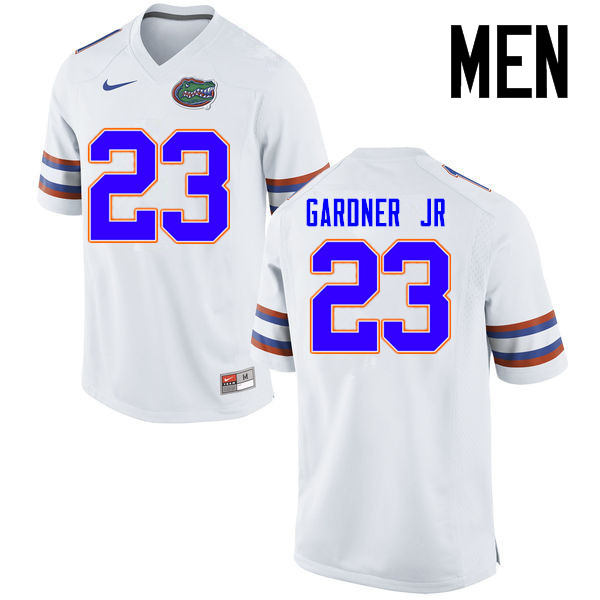 Men Florida Gators #23 Chauncey Gardner Jr. College Football Jerseys Sale-White - Click Image to Close
